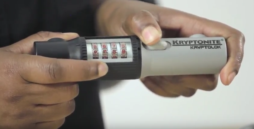 kryptonite bike lock change combination