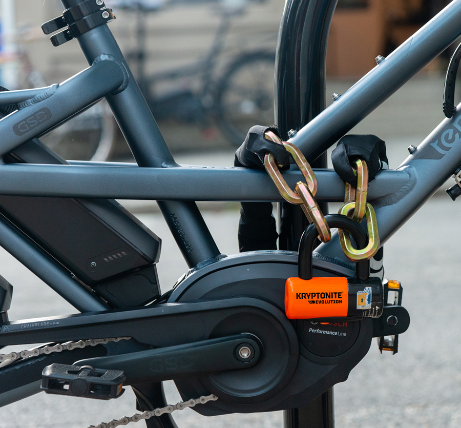 e-bike lock-up