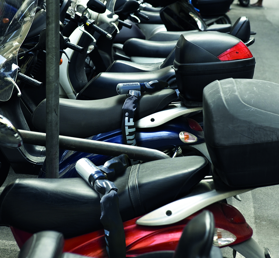 scooter lock-up