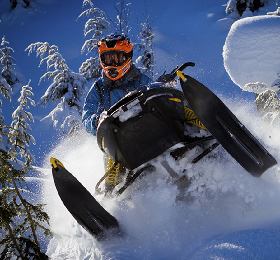 Snowmobile lock-up