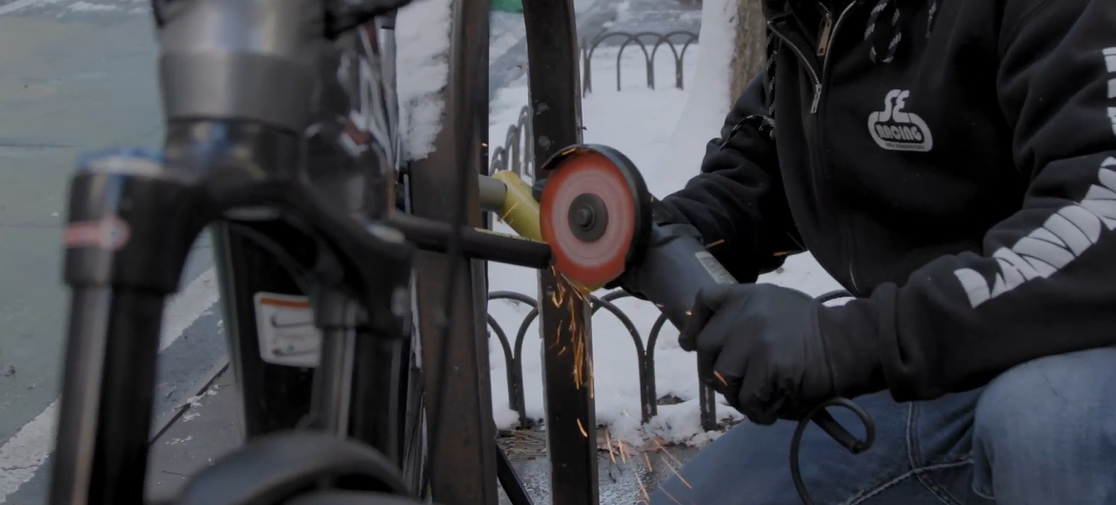 Cutting in NYC grinder