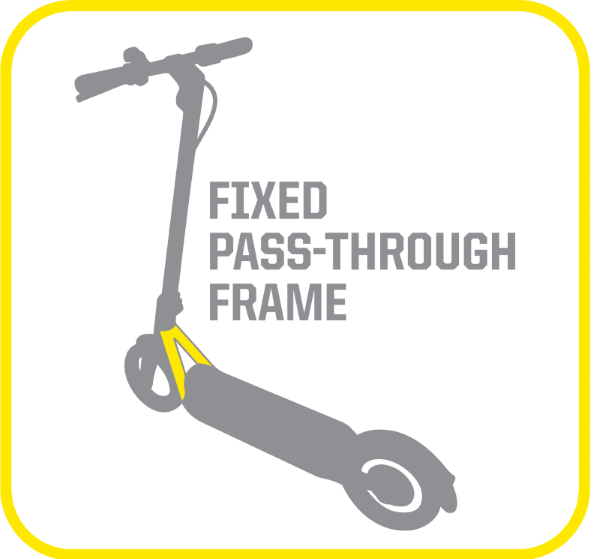 no fixed passthrough E-Scooter