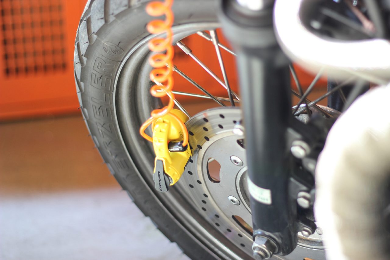 Motorbike security lock cheap